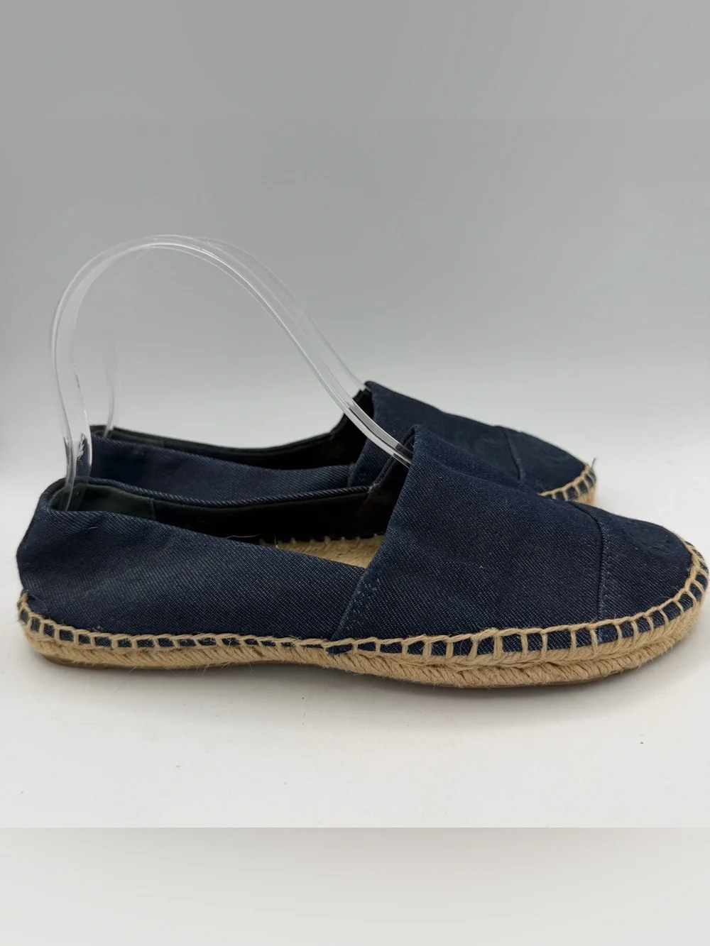 Tory Burch Denim Slip On Espadrilles size 7.5